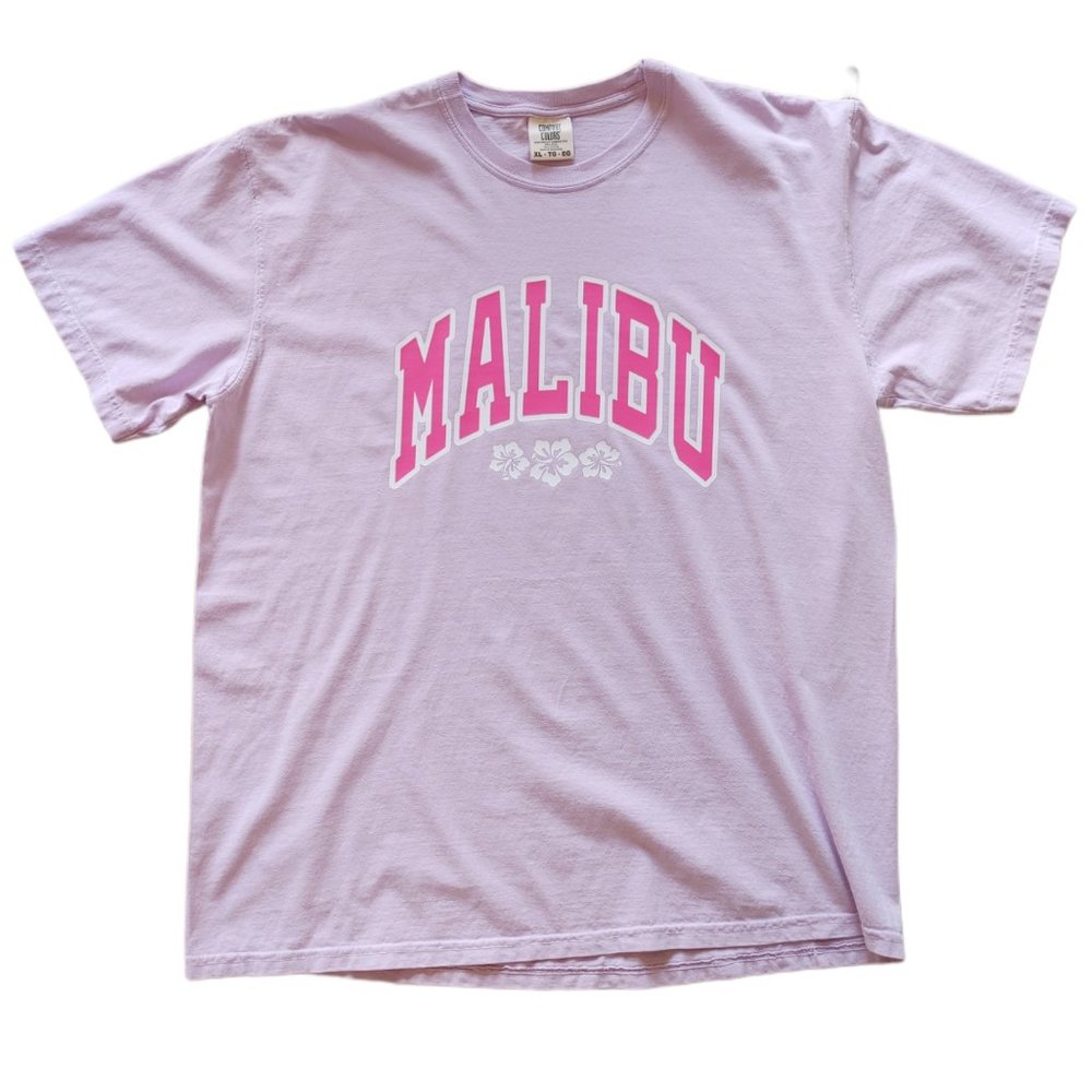Malibu California Hibiscus T-Shirt - Picture 5 of 9